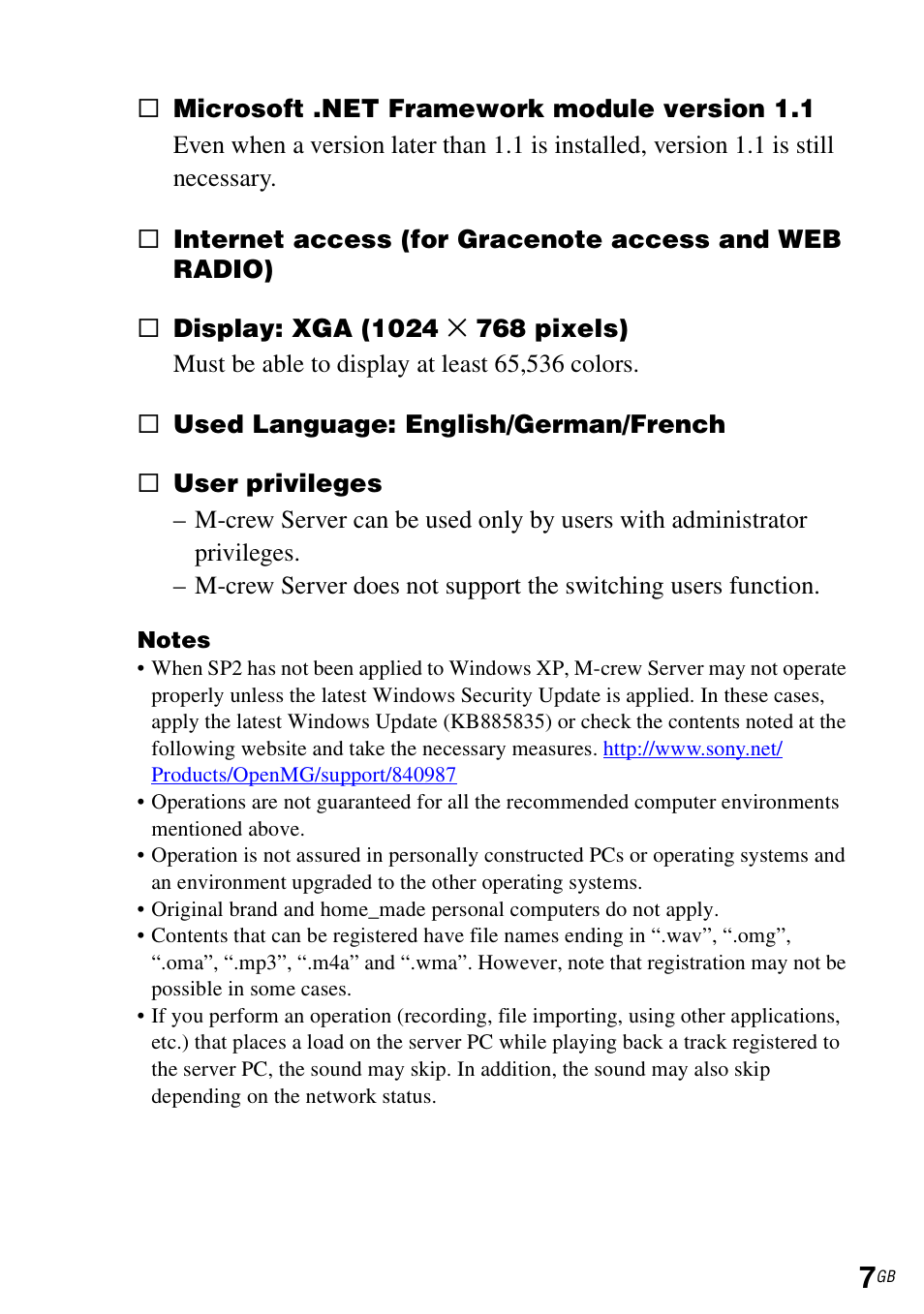 Sony CPF-IX001 User Manual | Page 7 / 374