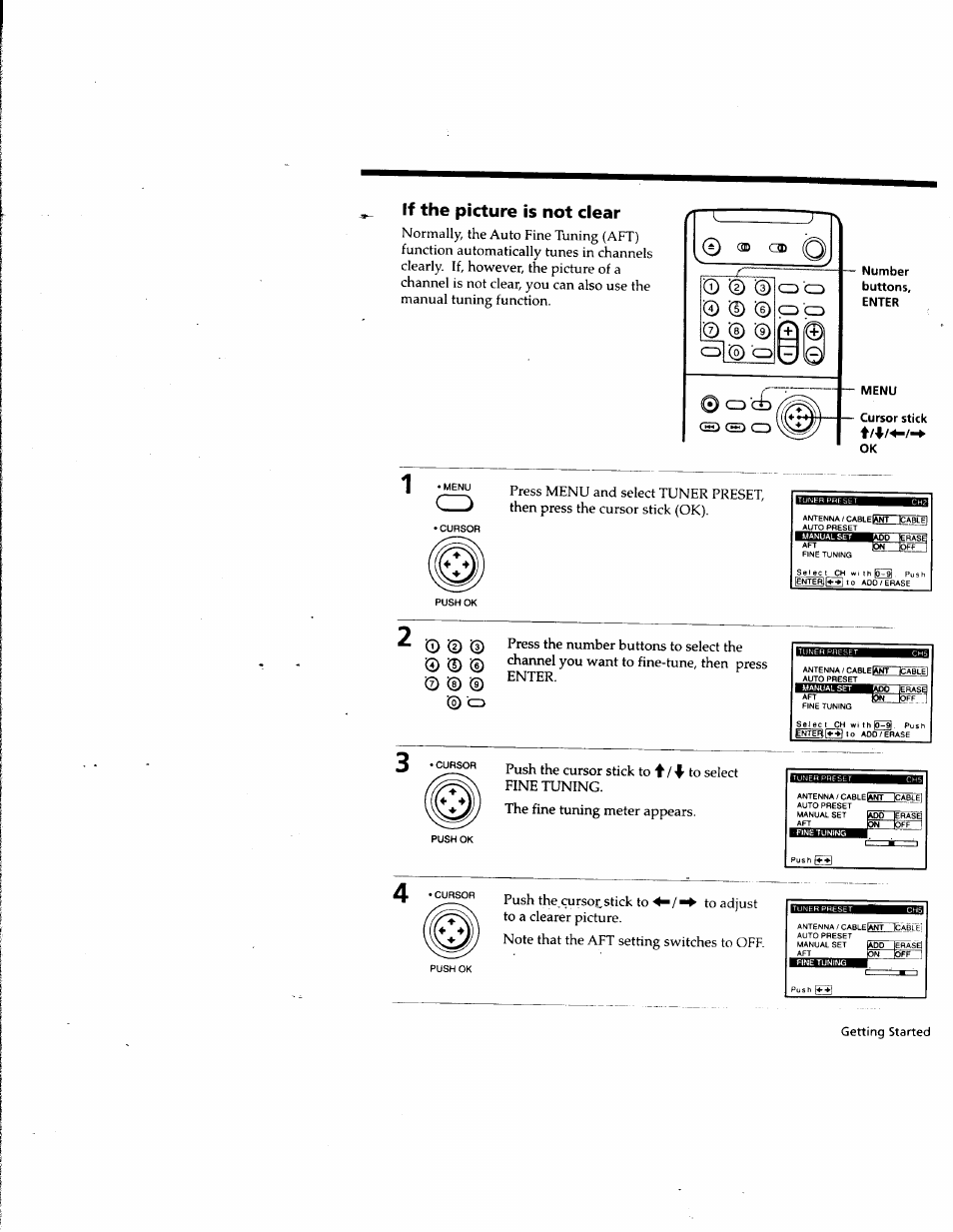 If the picture is not clear, Cd cd | Sony SLV-M10HF User Manual | Page 47 / 117