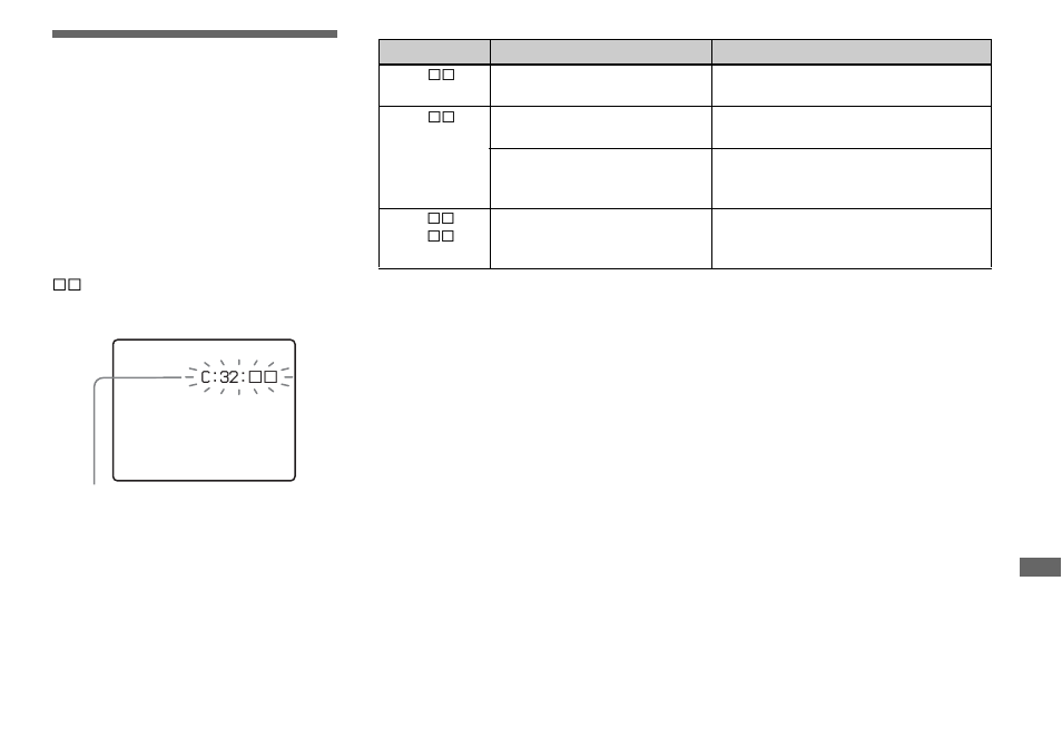 Self-diagnosis display | Sony MVC-CD500 User Manual | Page 109 / 132