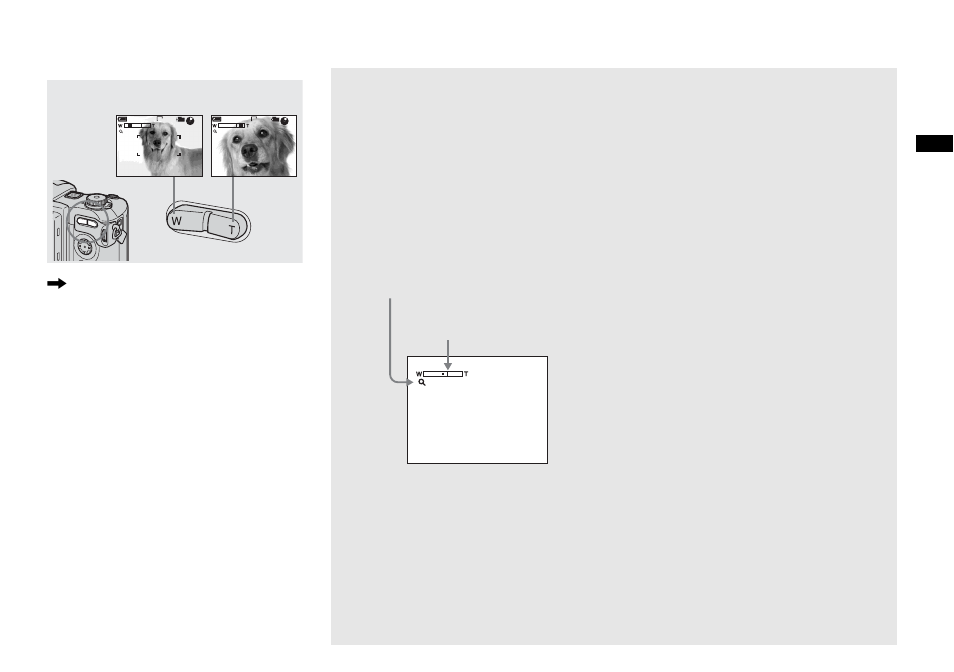 Using the zoom feature, Smart zoom | Sony MVC-CD500 User Manual | Page 25 / 132