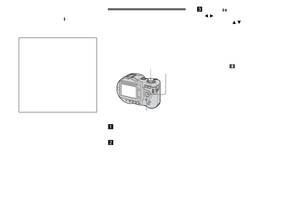 Adjusting the flash level — flash level, Adjusting the flash level, Flash level | Sony MVC-CD500 User Manual | Page 58 / 132