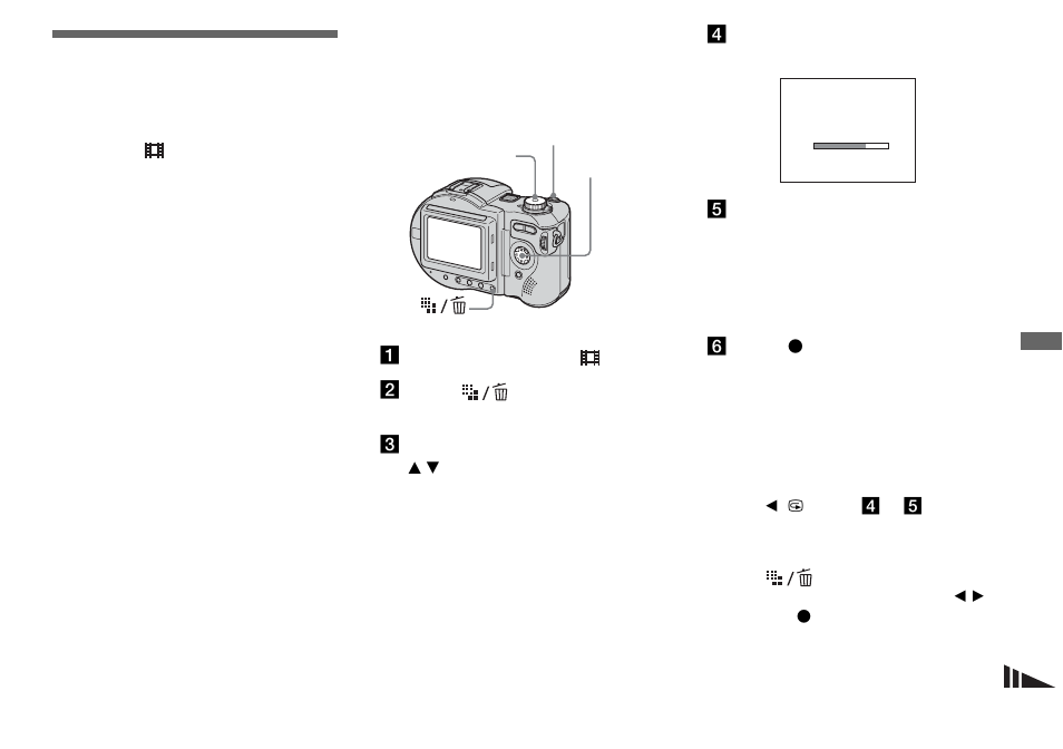 Shooting multiple frames — clip motion, Shooting multiple frames, Clip motion | Sony MVC-CD500 User Manual | Page 59 / 132