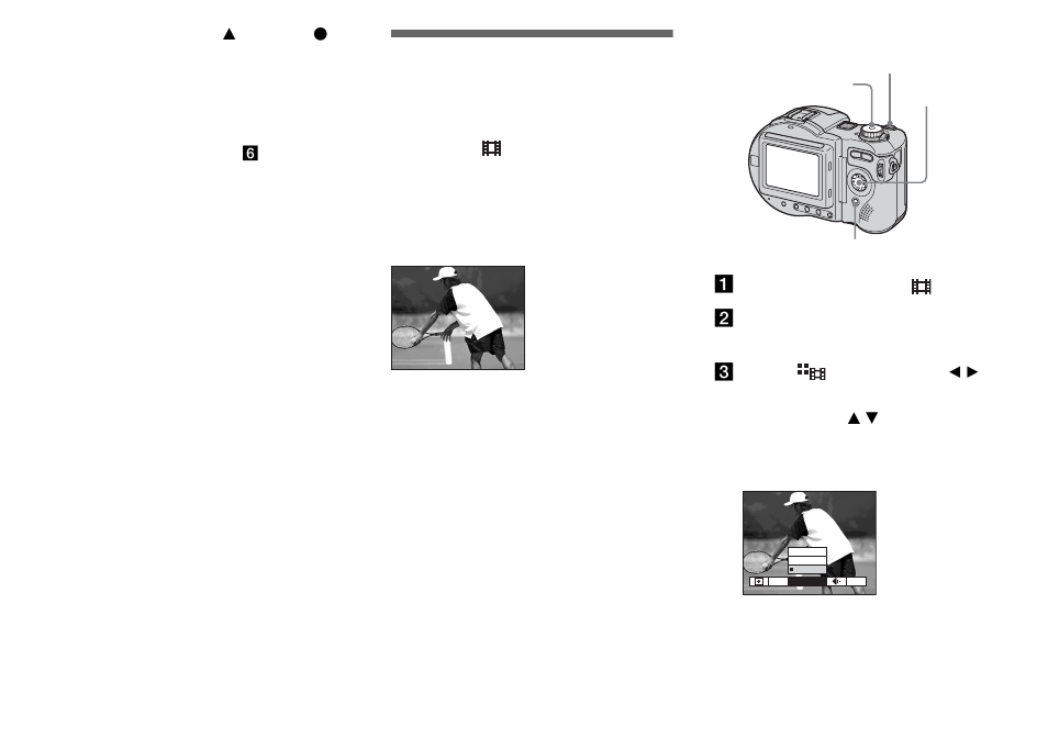 Shooting in multi burst mode — multi burst, Shooting in multi burst mode, Multi burst | Sony MVC-CD500 User Manual | Page 60 / 132