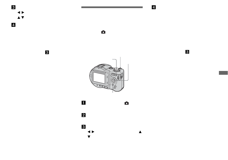 Shooting still images with audio files — voice, Shooting still images with audio files, Voice | Sony MVC-CD500 User Manual | Page 63 / 132