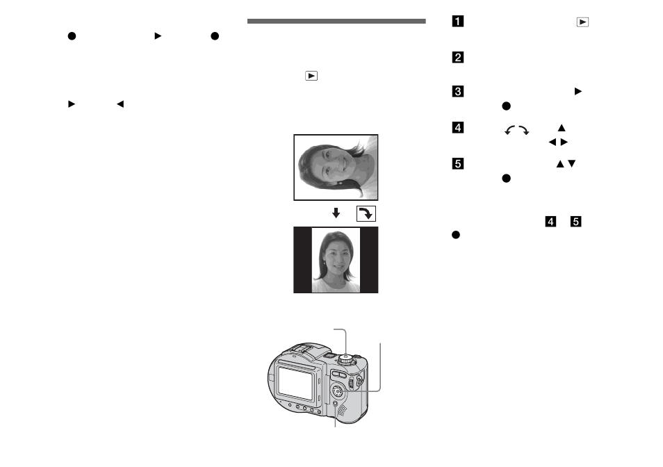 Rotating still images — rotate, Rotating still images, Rotate | Sony MVC-CD500 User Manual | Page 72 / 132