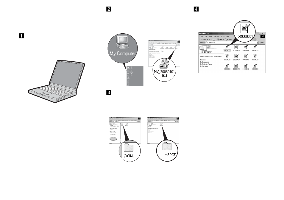 Viewing images through a cd-rom drive, Viewing images through a cd-rom, Drive | Sony MVC-CD500 User Manual | Page 88 / 132