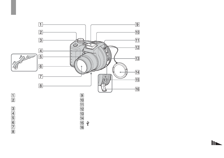 Identifying the parts | Sony MVC-CD500 User Manual | Page 9 / 132