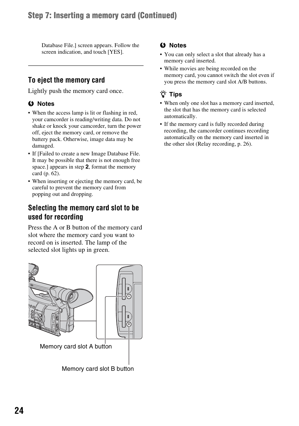 Sony HDR-AX2000 User Manual | Page 24 / 132