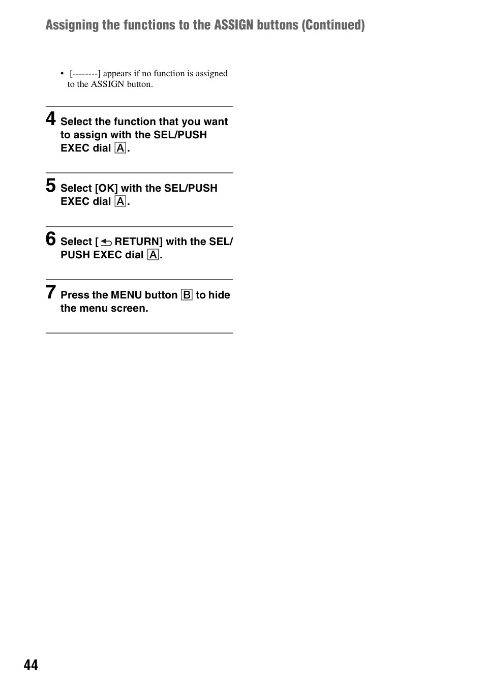 Sony HDR-AX2000 User Manual | Page 44 / 132