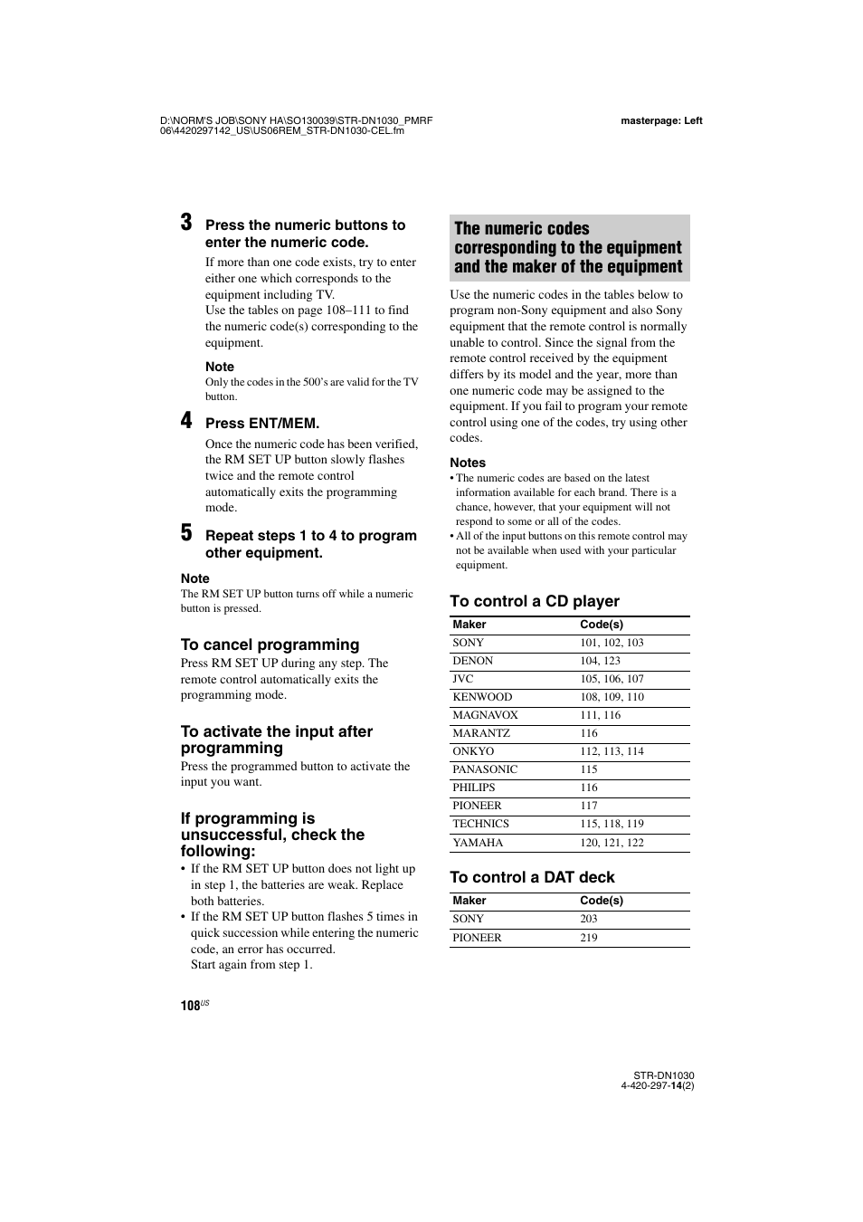 Sony STR-DN1030 User Manual | Page 108 / 132