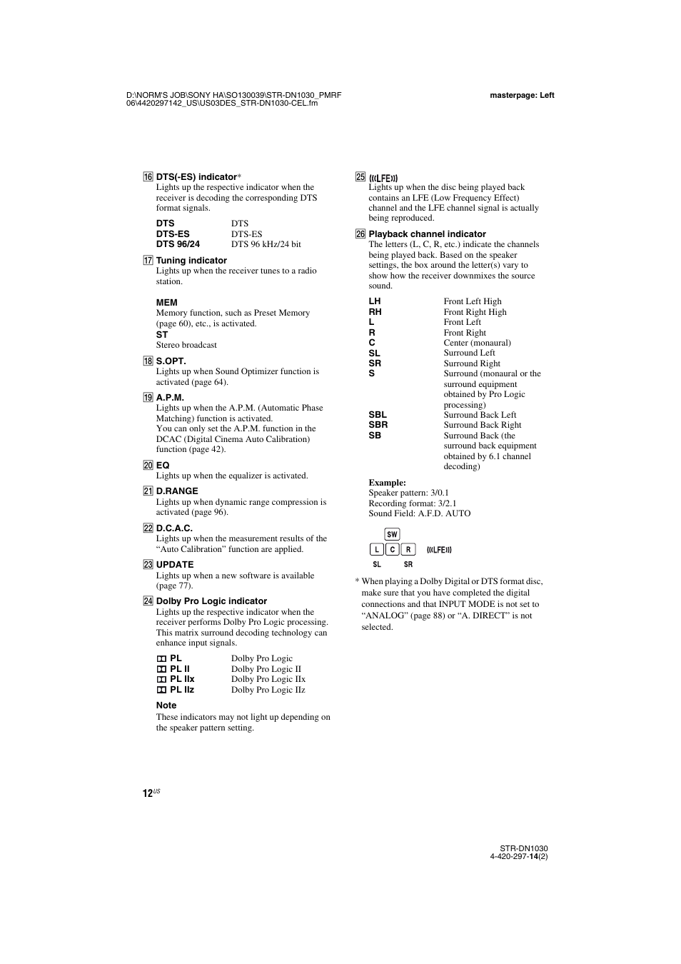 Sony STR-DN1030 User Manual | Page 12 / 132