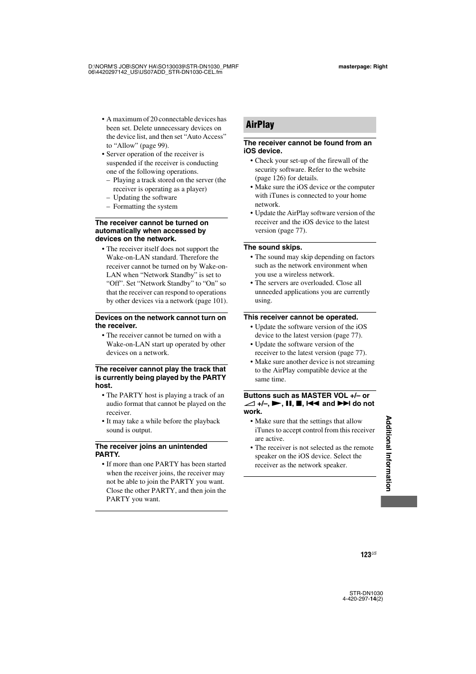 Airplay | Sony STR-DN1030 User Manual | Page 123 / 132