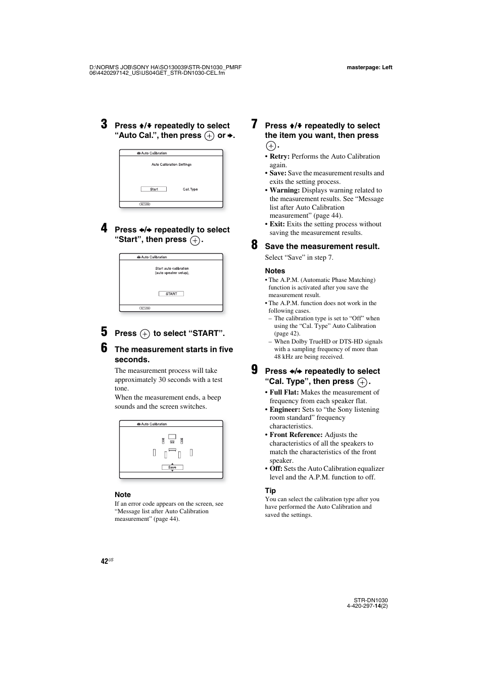 Sony STR-DN1030 User Manual | Page 42 / 132