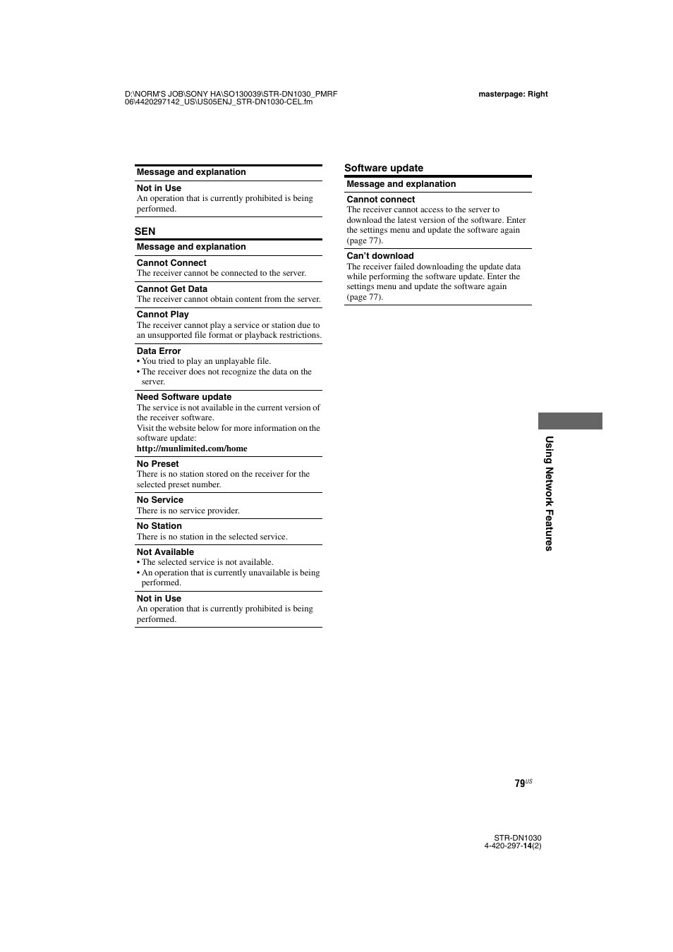 Sony STR-DN1030 User Manual | Page 79 / 132