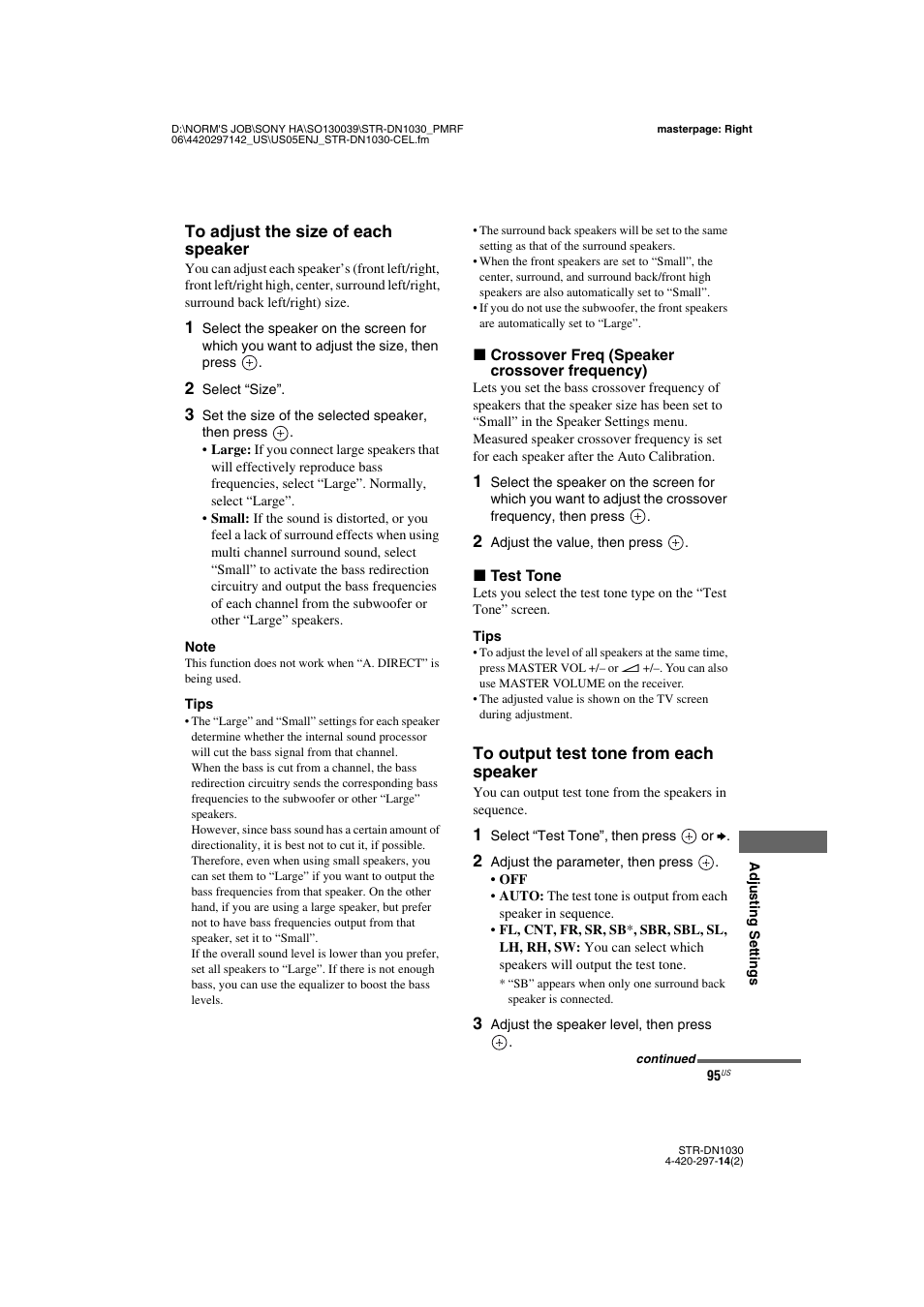 Sony STR-DN1030 User Manual | Page 95 / 132