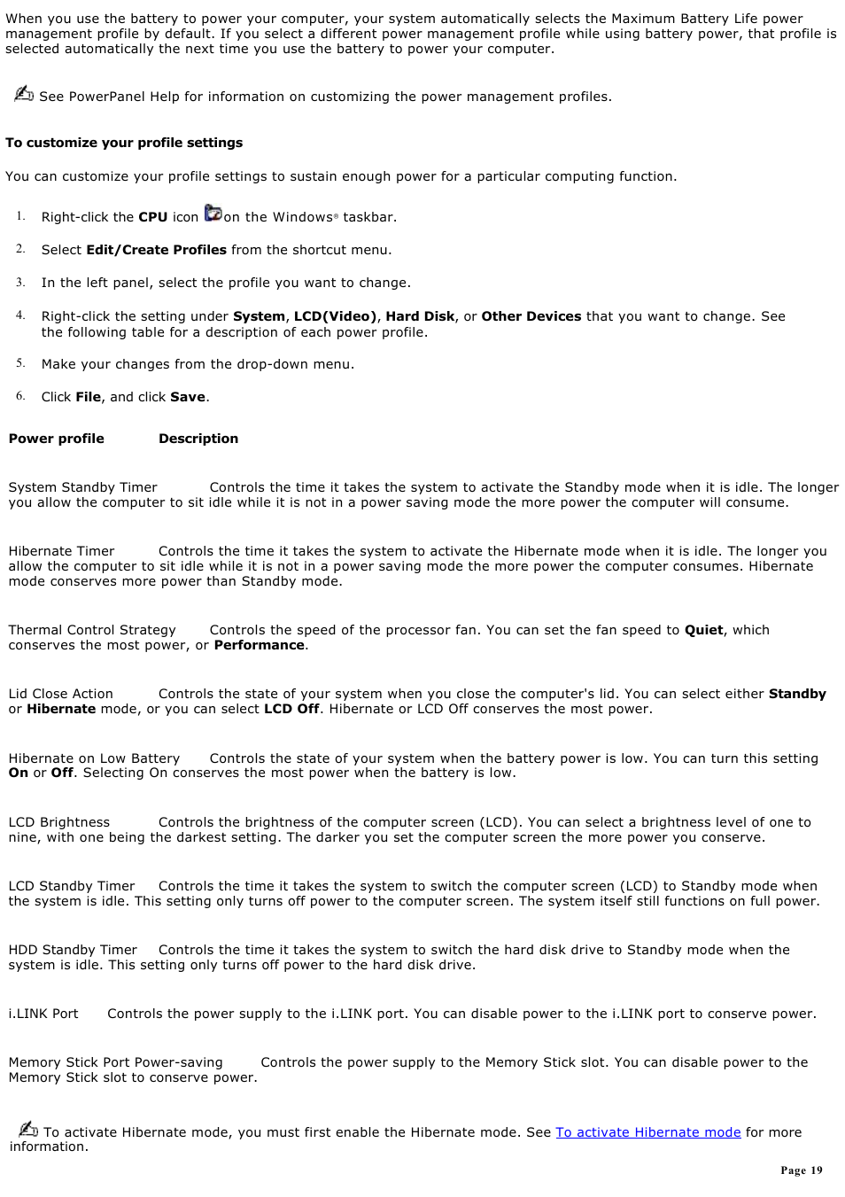 Sony PCG-GRV550 User Manual | Page 19 / 162