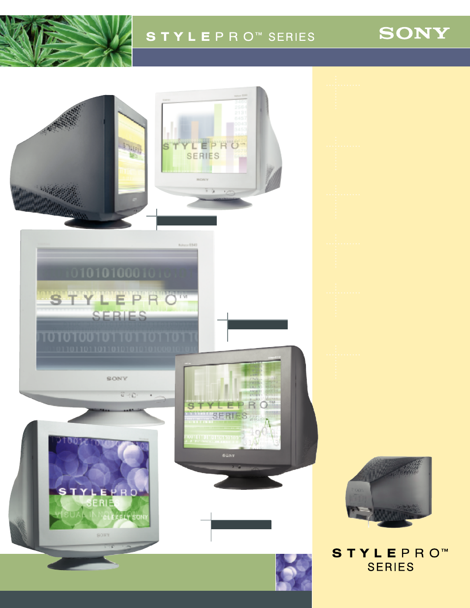 Sony CPD-E440 User Manual | 2 pages