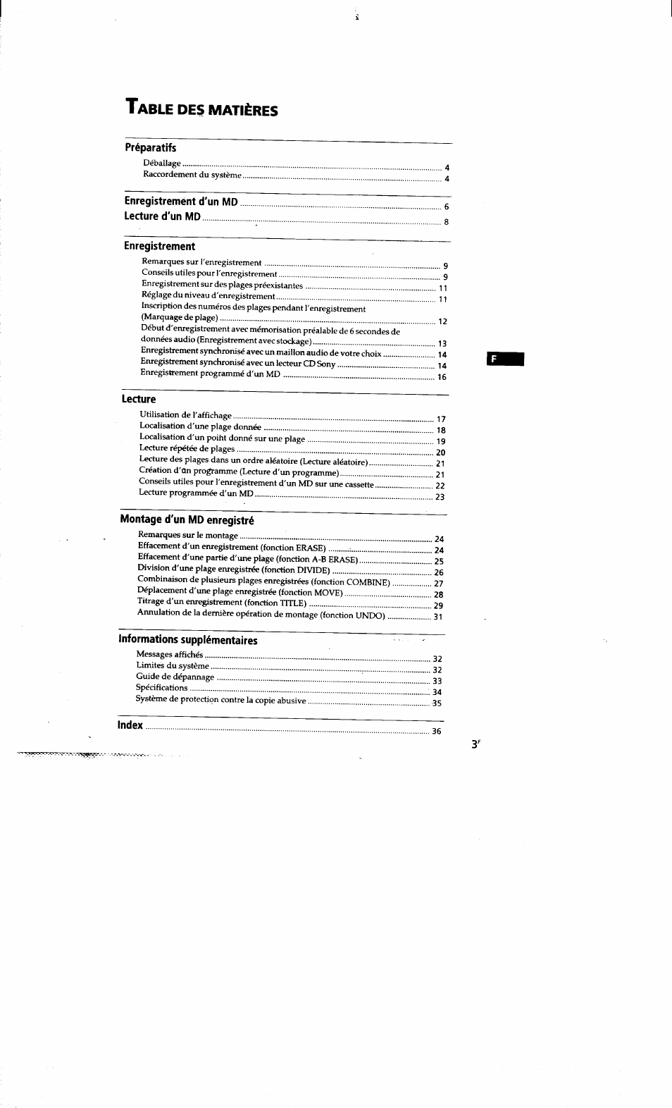 Sony MDS-S38 User Manual | Page 39 / 109