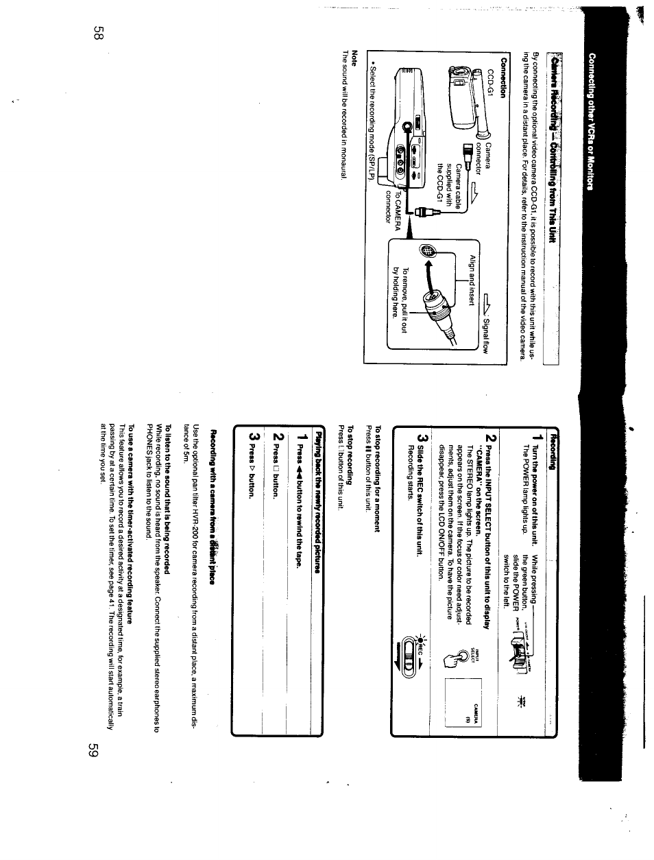 1 press, Mü)') | Sony GV-300 User Manual | Page 30 / 41