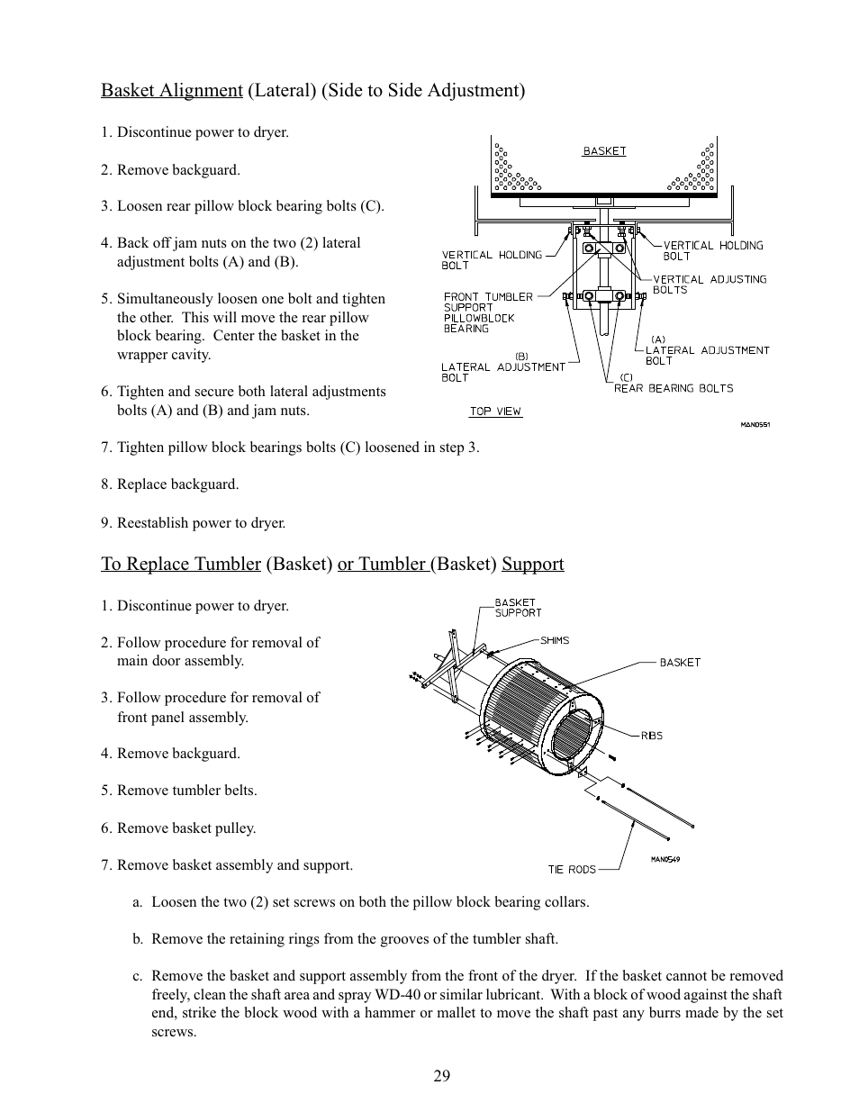 American Dryer Corp. Phase 5 Microprocessor AD-170 User Manual | Page 33 / 64