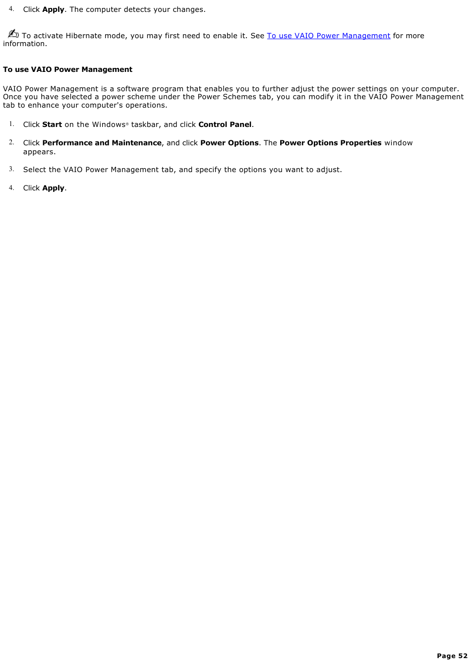 Sony PCG-K20P User Manual | Page 52 / 149