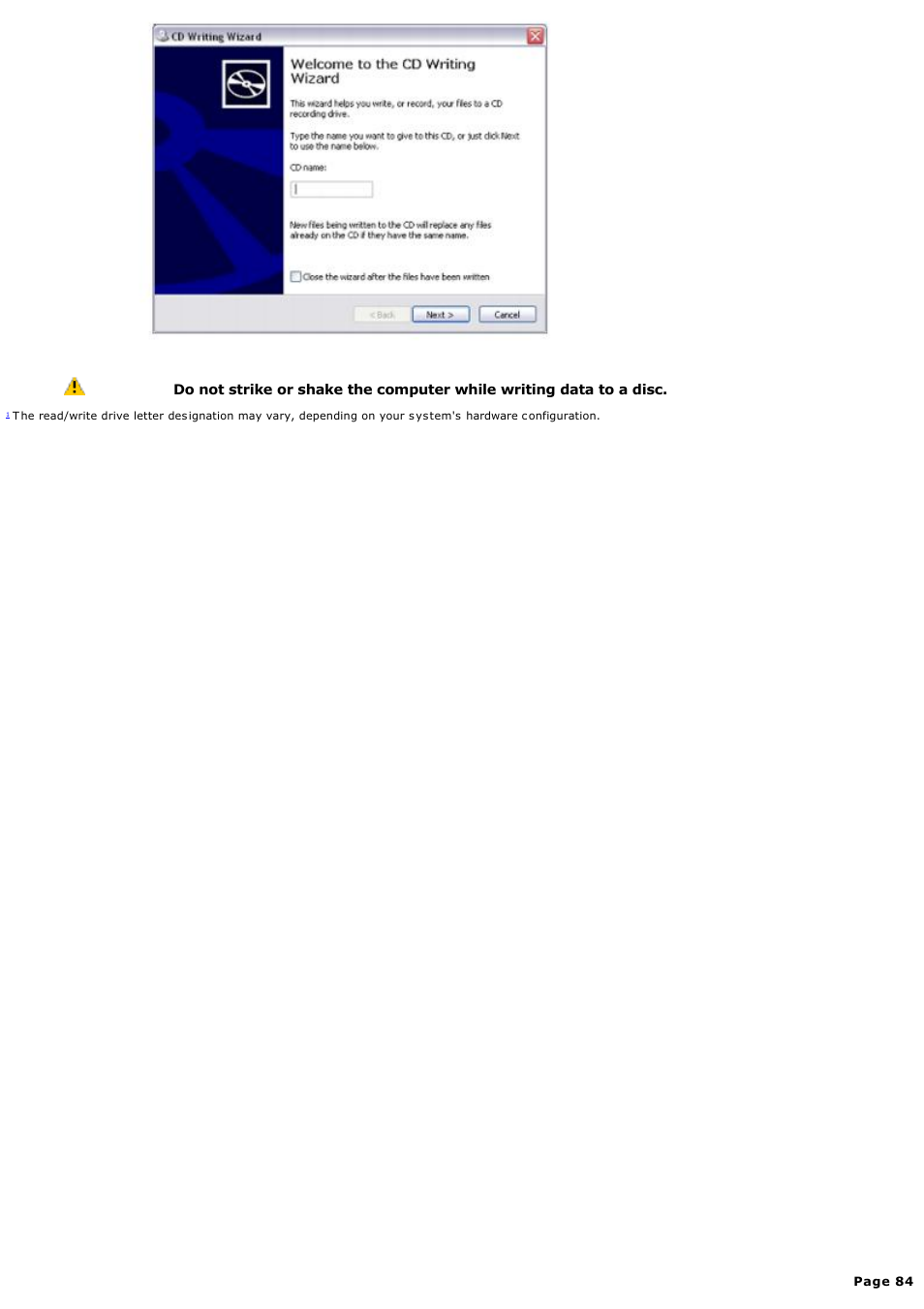 Sony PCG-K20P User Manual | Page 84 / 149