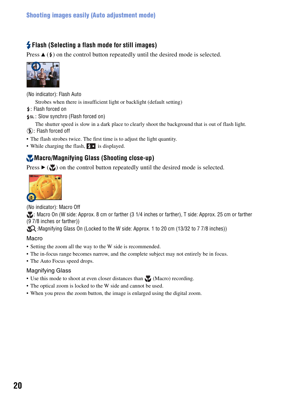 H (20) | Sony DSC-T10 User Manual | Page 20 / 116