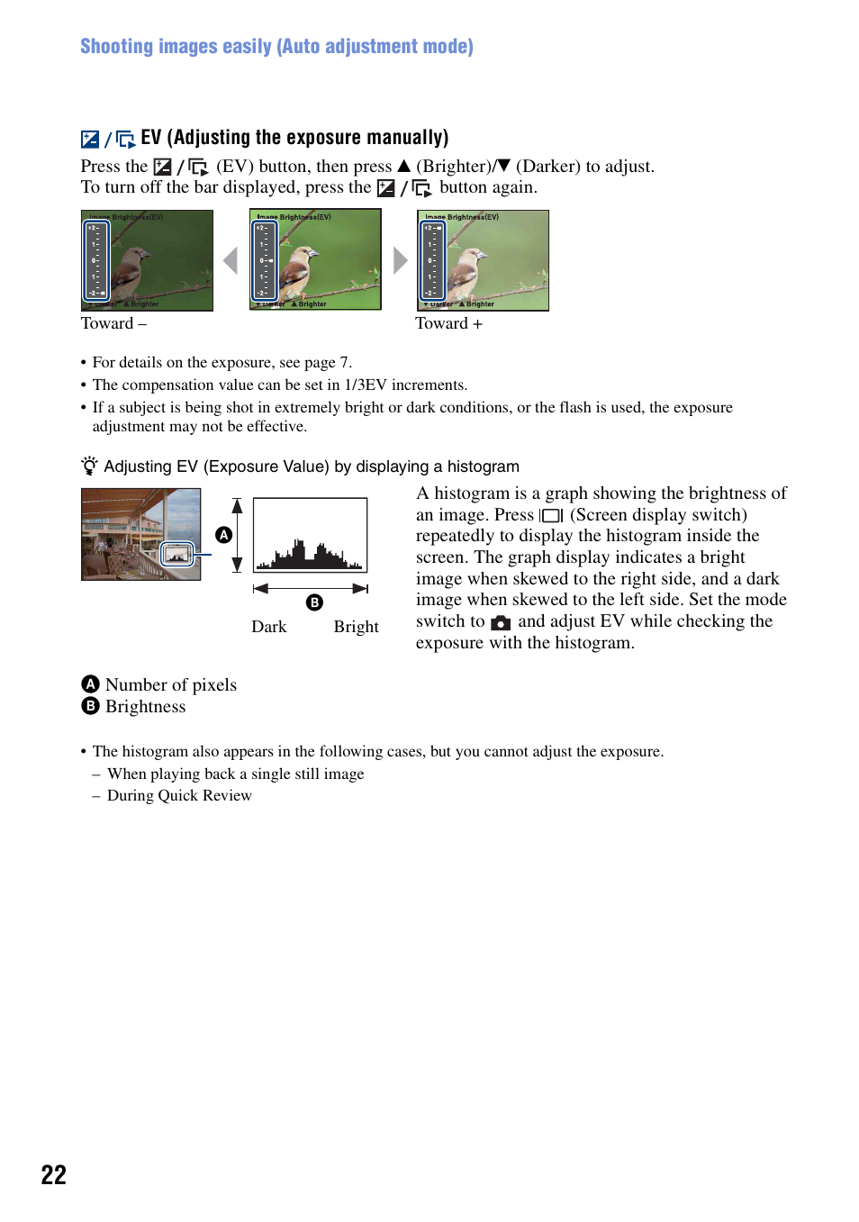 Sony DSC-T10 User Manual | Page 22 / 116