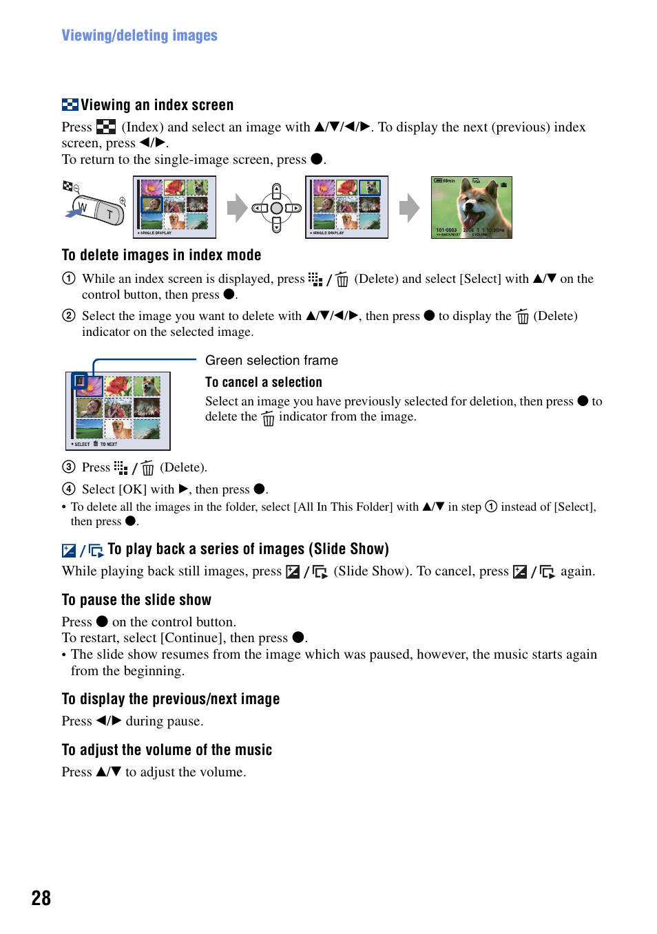 Sony DSC-T10 User Manual | Page 28 / 116