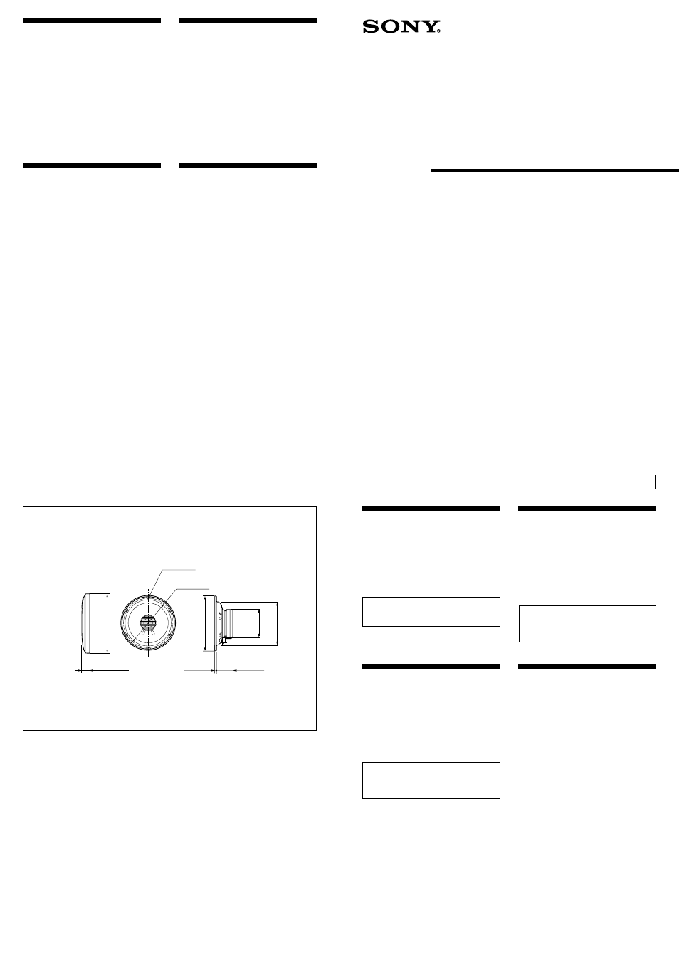 Sony XS-F1620 User Manual | 2 pages