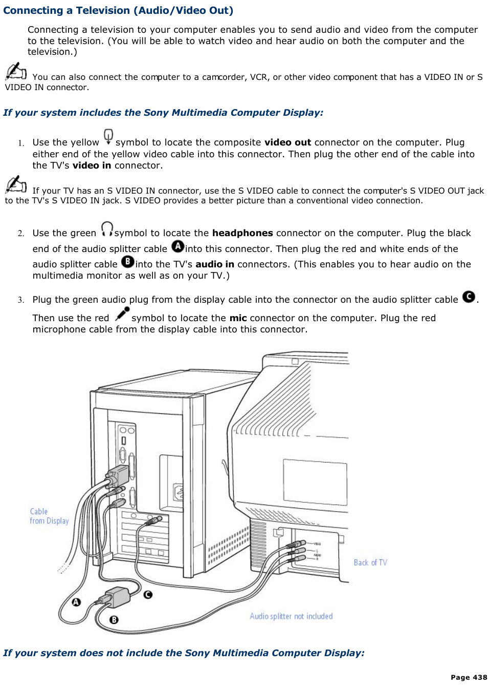 Sony PCV-E308DS User Manual | Page 438 / 1141