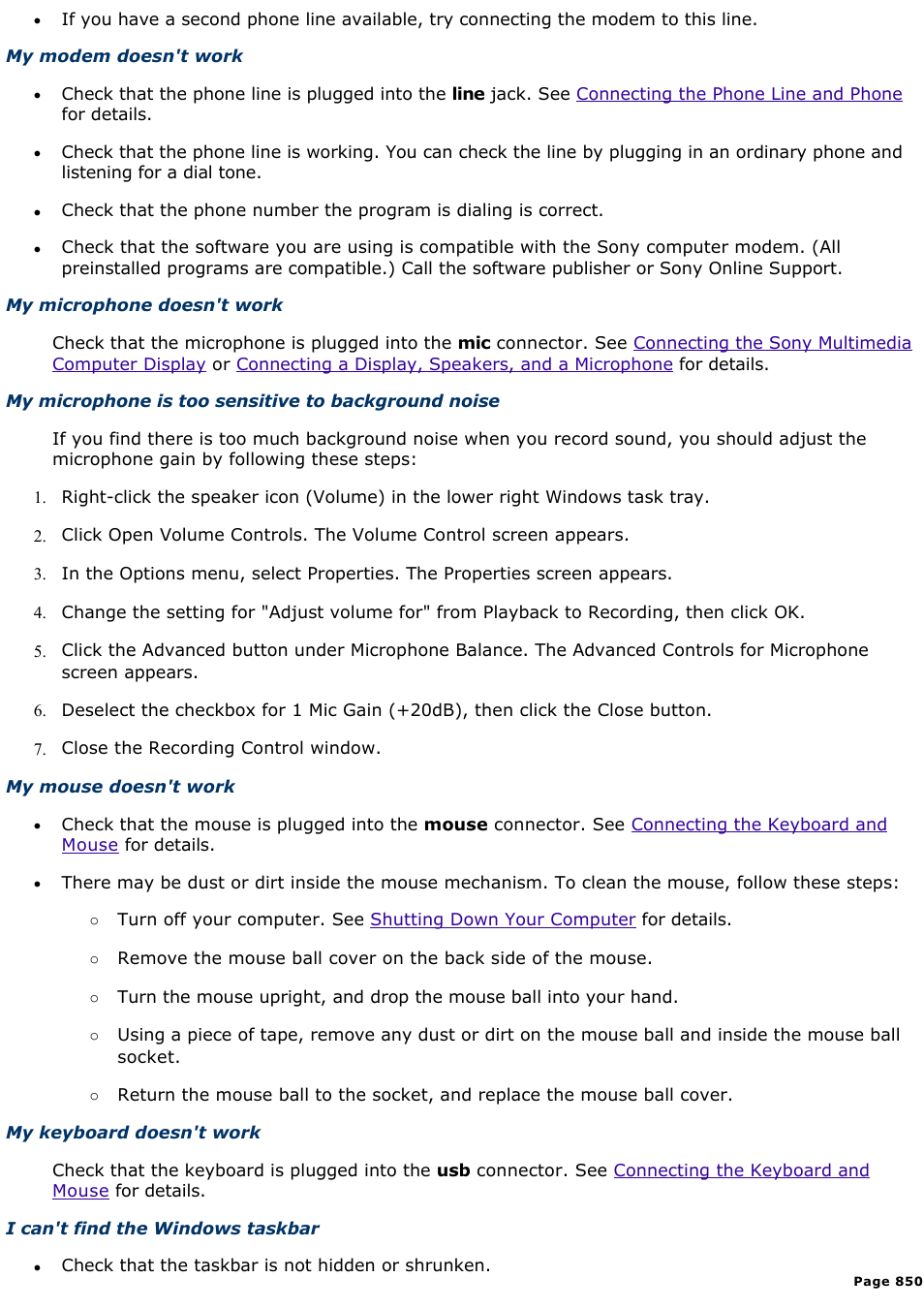 Sony PCV-E308DS User Manual | Page 850 / 1141