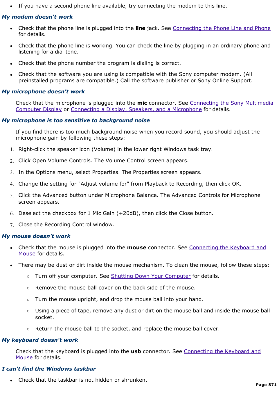 Sony PCV-E308DS User Manual | Page 871 / 1141