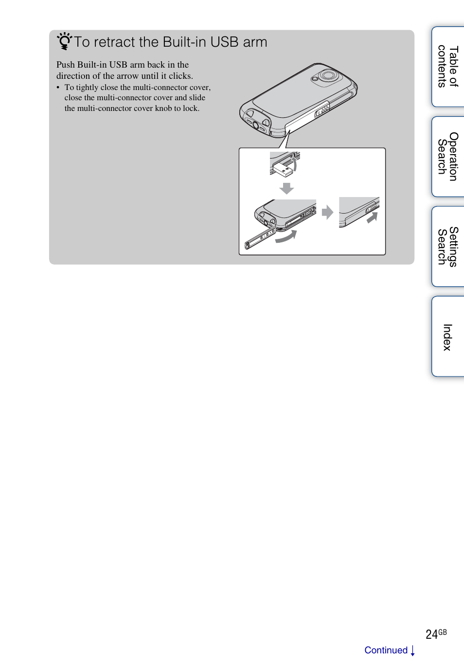 Sony bloggie MHS-TS22 User Manual | Page 24 / 70