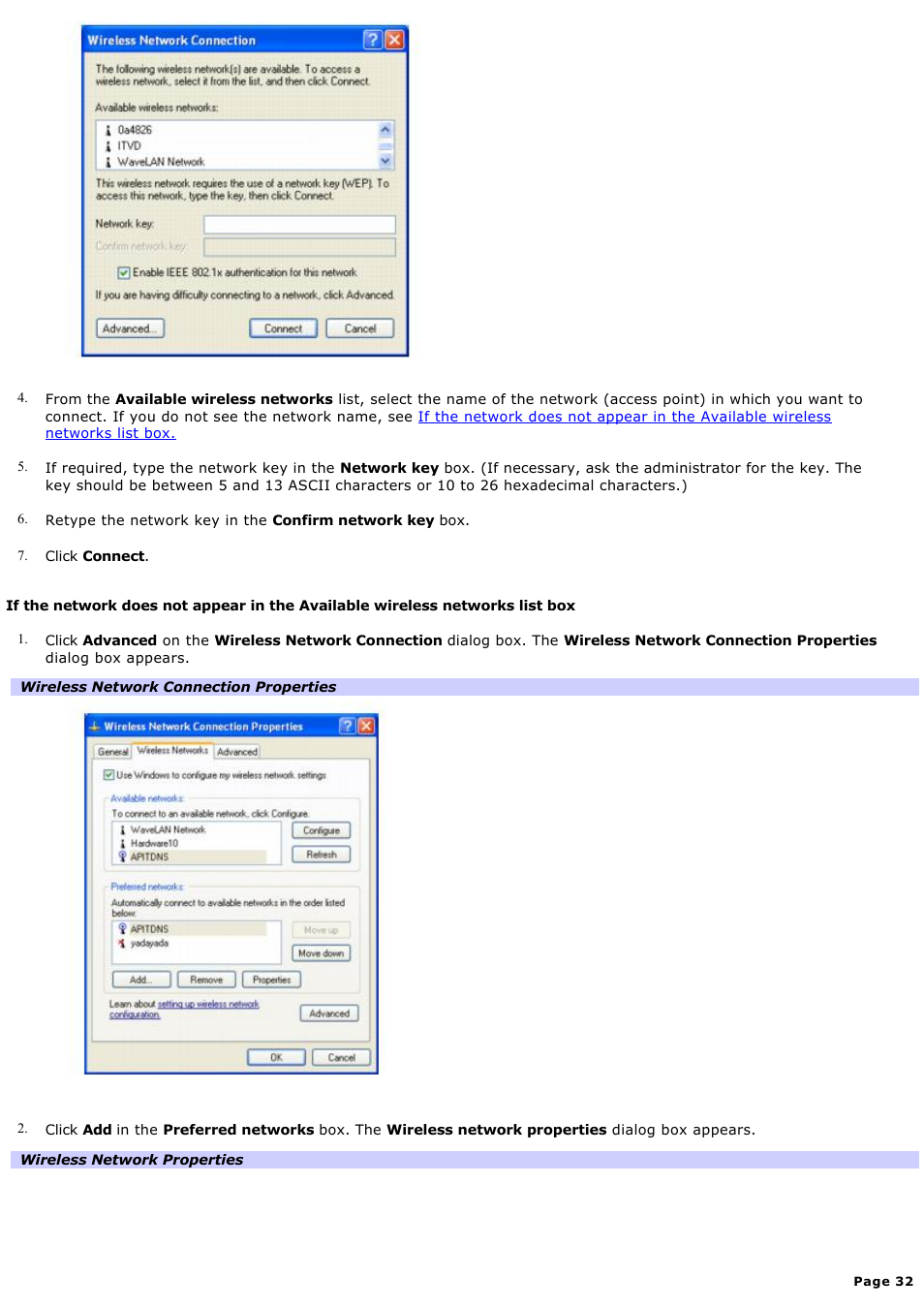 Sony PCG-Z1RAP2 User Manual | Page 32 / 147