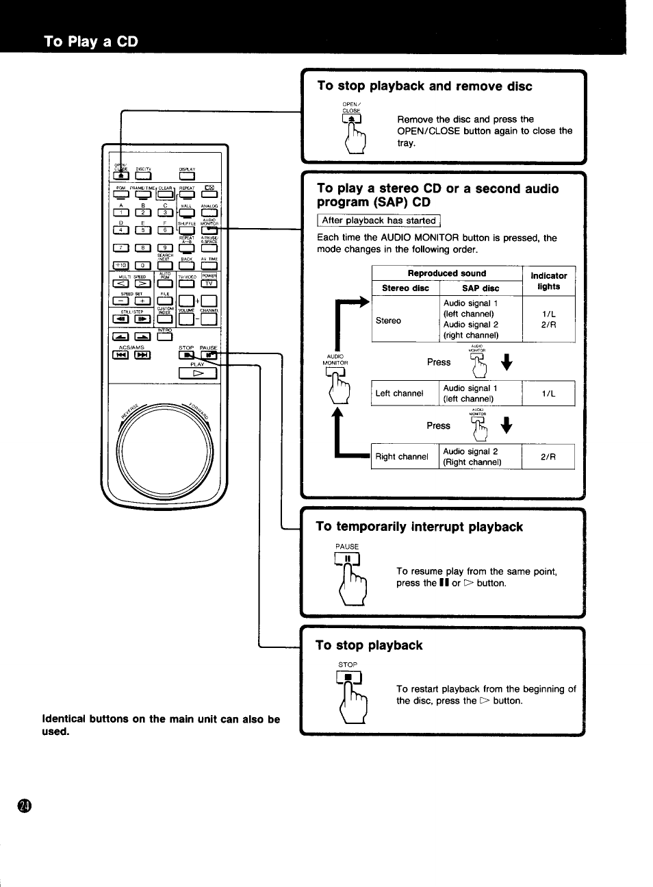 Sony MDP-333 User Manual | Page 24 / 39