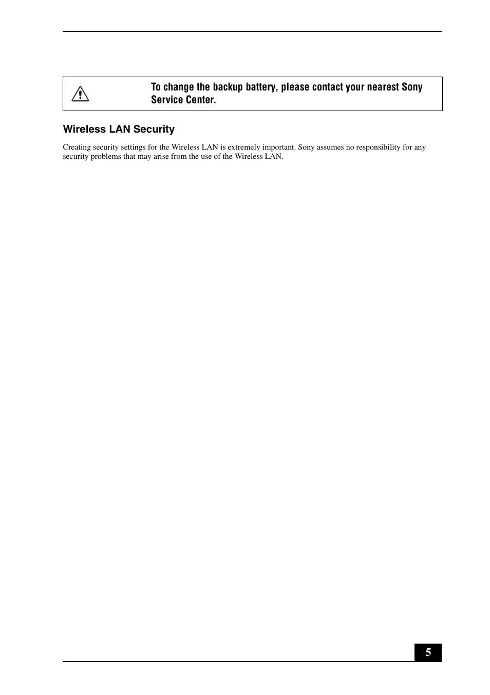 Sony VPCW111XX User Manual | Page 5 / 24