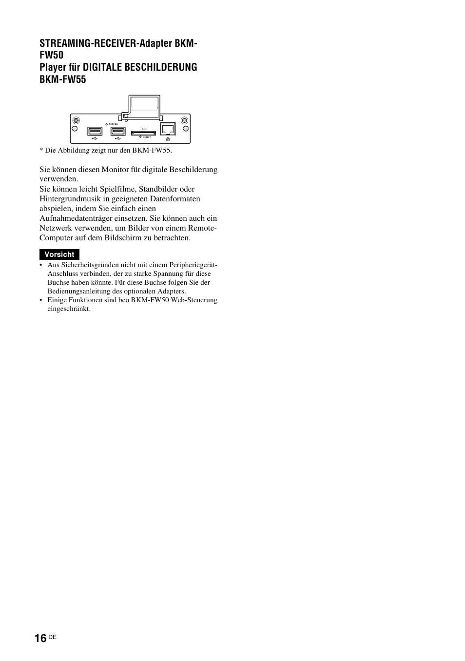 Sony FWD-S42E1 User Manual | Page 130 / 255