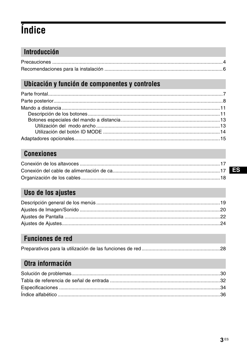 Índice | Sony FWD-S42E1 User Manual | Page 153 / 255