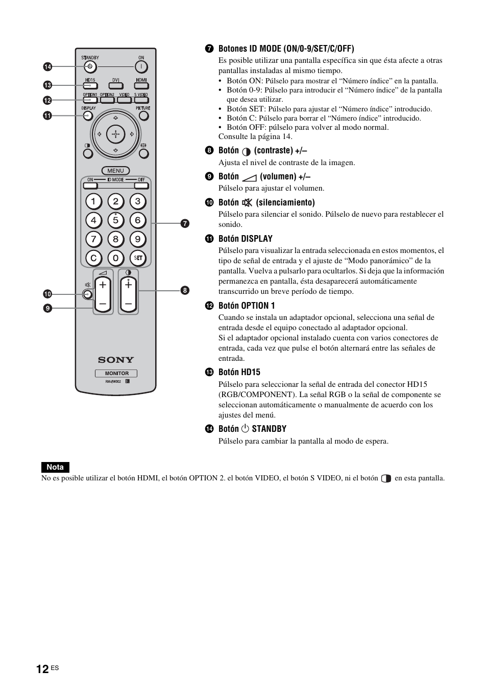 Sony FWD-S42E1 User Manual | Page 162 / 255
