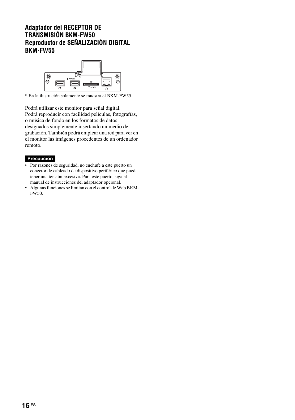 Sony FWD-S42E1 User Manual | Page 166 / 255