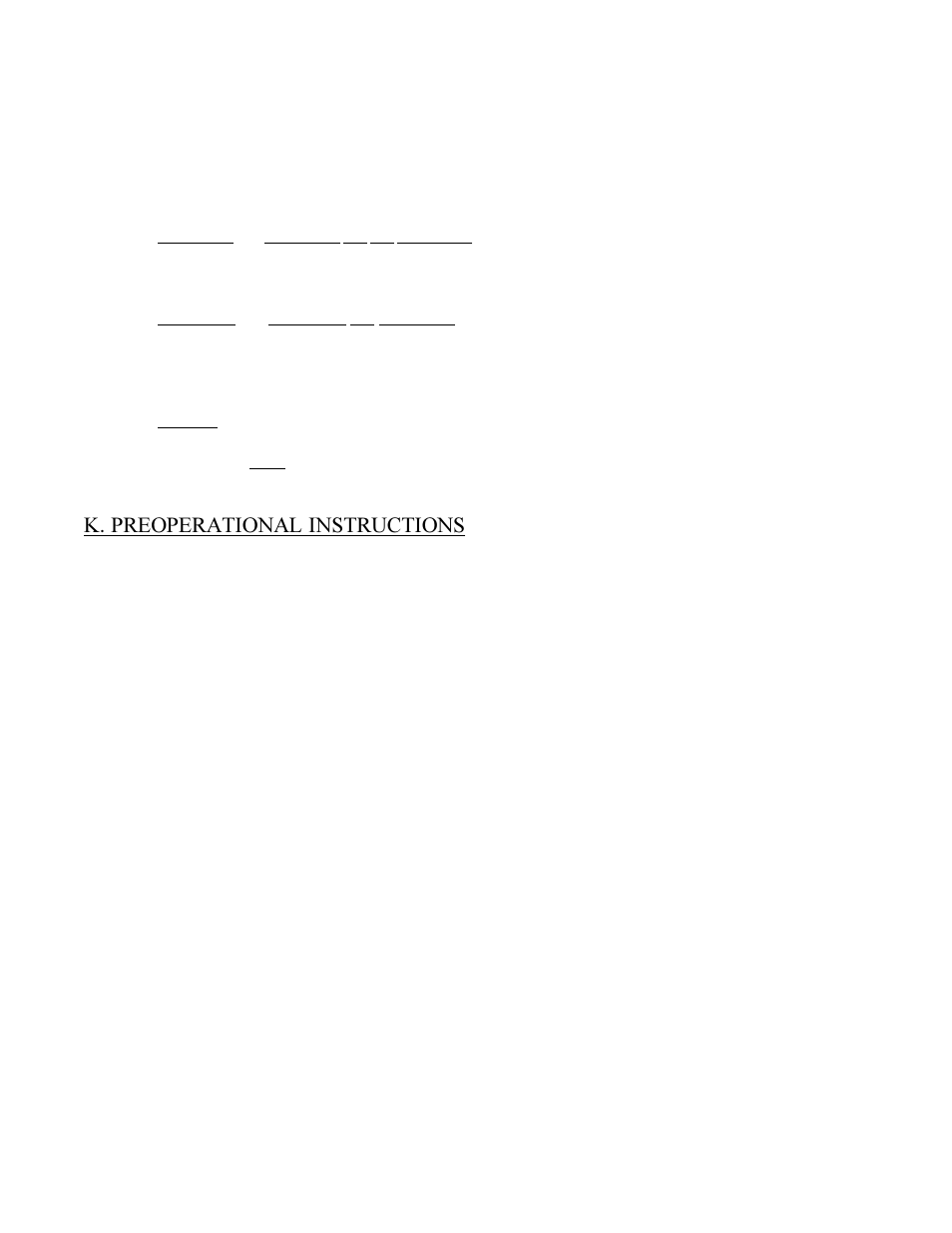 K. preoperational instructions | American Dryer Corp. ML-78 User Manual | Page 42 / 53
