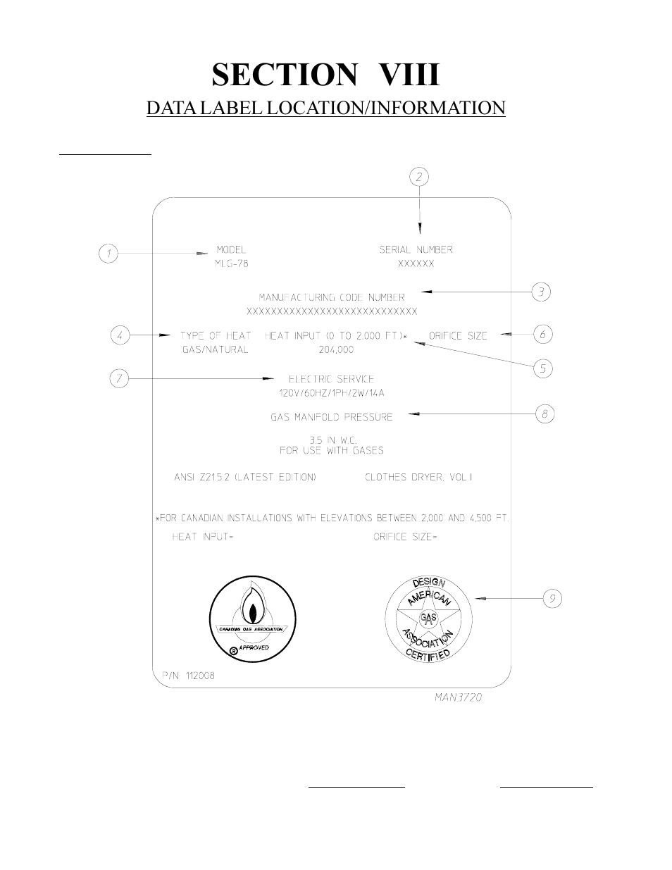 American Dryer Corp. ML-78 User Manual | Page 50 / 53