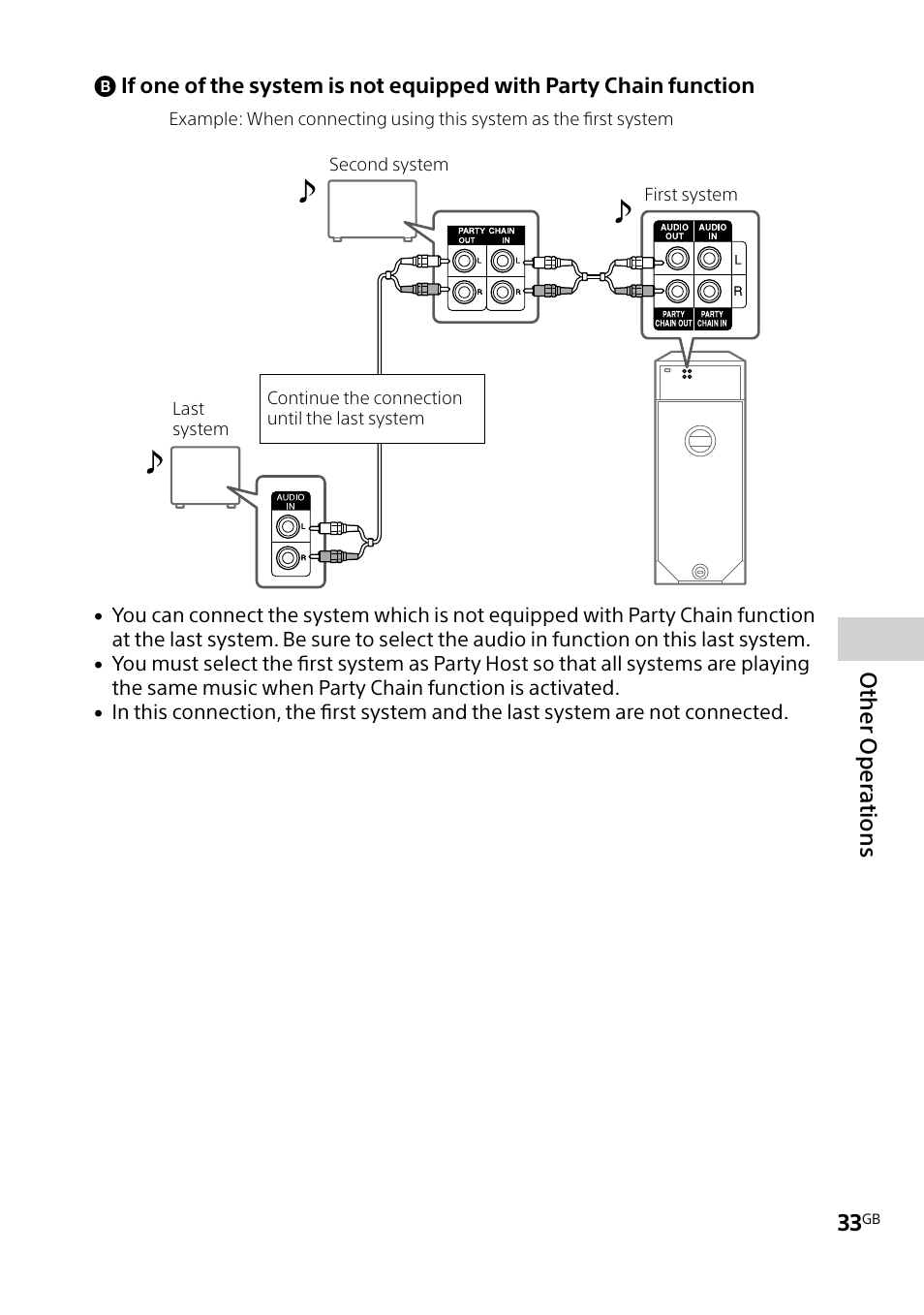 Other oper ations | Sony MHC-V5 User Manual | Page 33 / 52