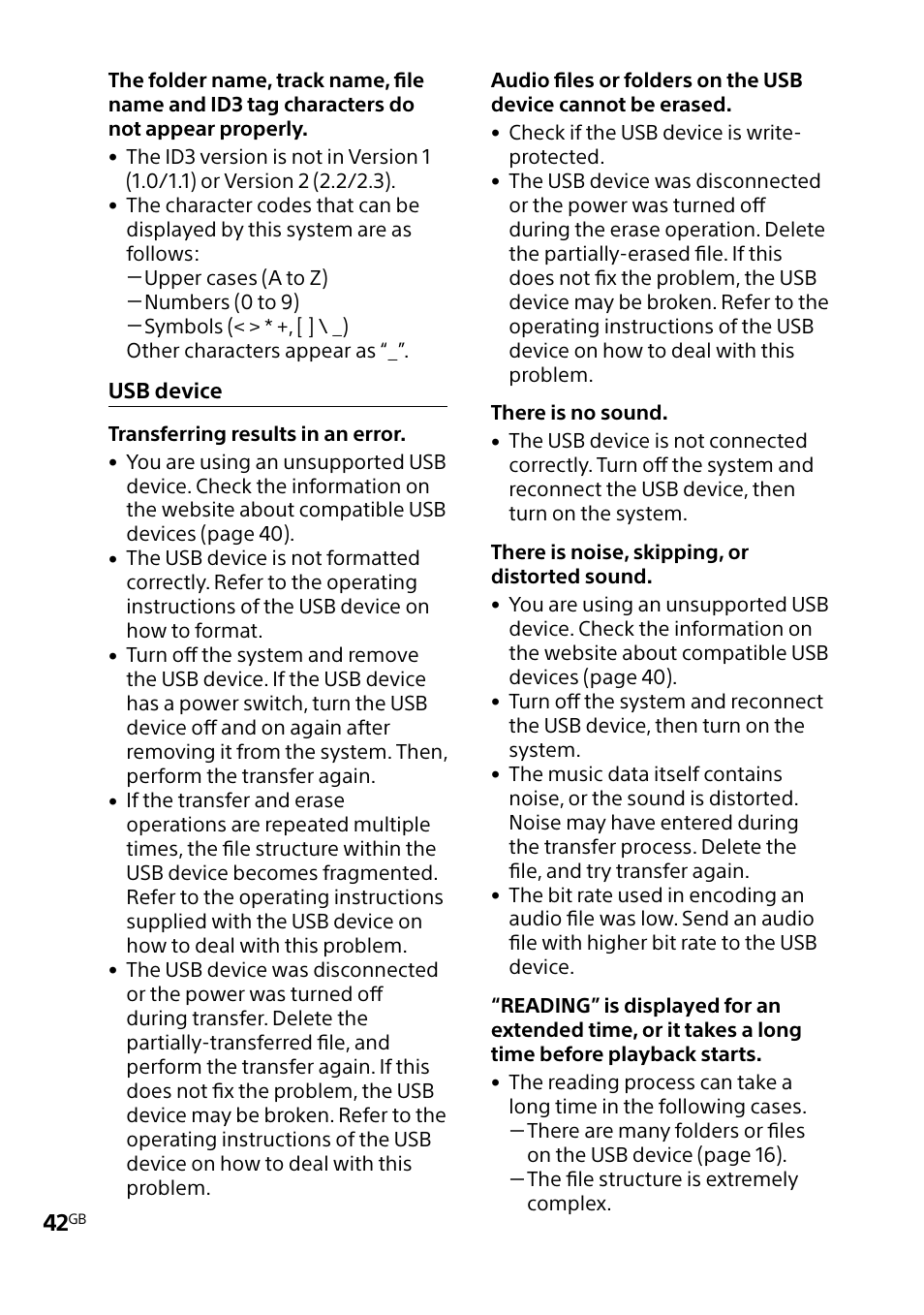 Sony MHC-V5 User Manual | Page 42 / 52