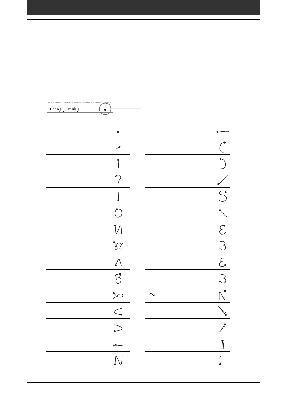 16 entering data into your sony clié handheld, Writing punctuation marks | Sony PEG-T665C User Manual | Page 16 / 218