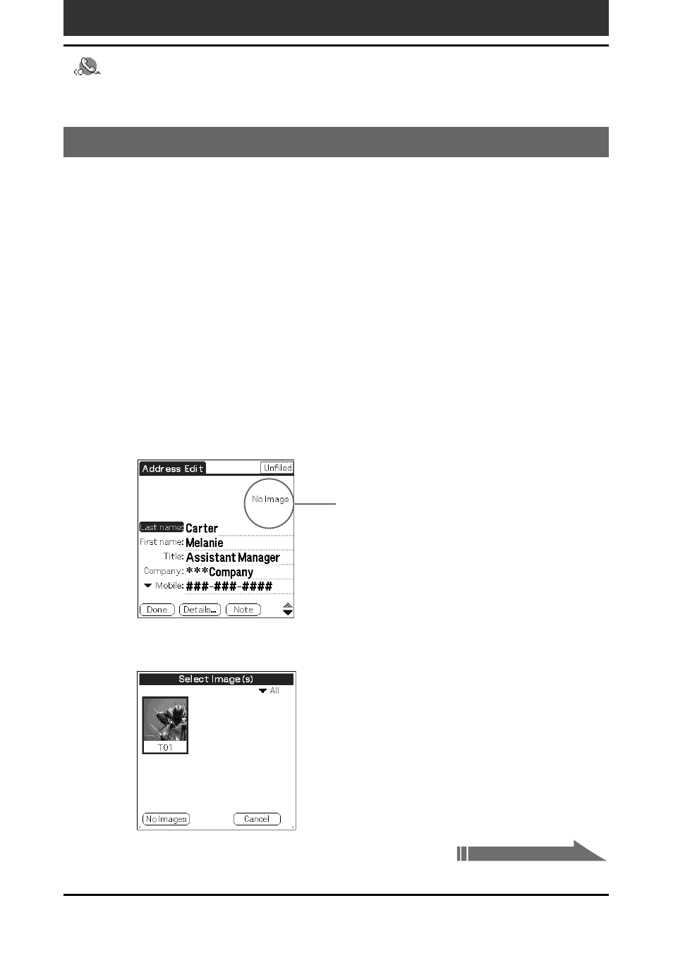 Editing address book entries | Sony PEG-T665C User Manual | Page 53 / 218