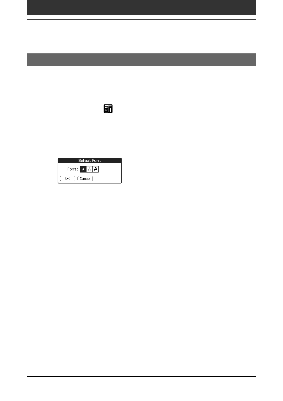 Choosing fonts | Sony PEG-T665C User Manual | Page 99 / 218