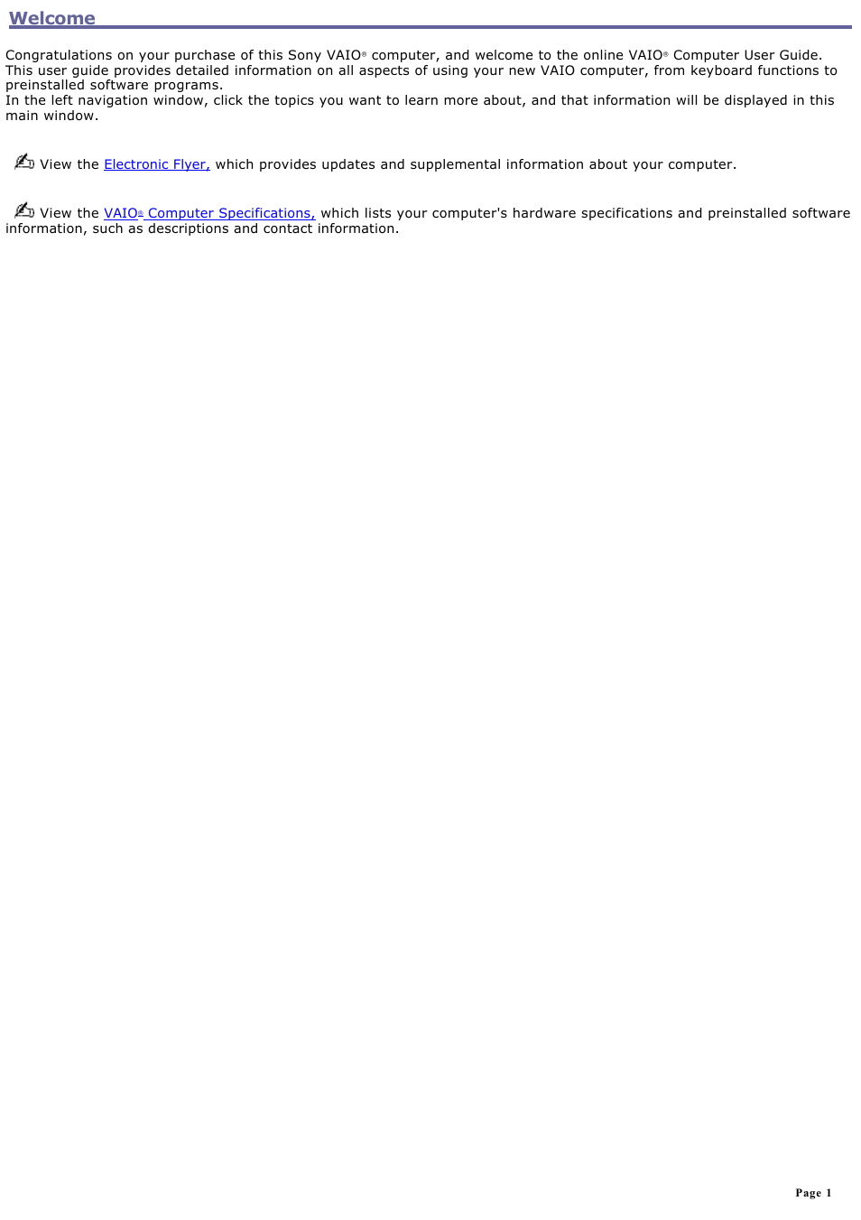 Sony PCG-FXA63 User Manual | 162 pages