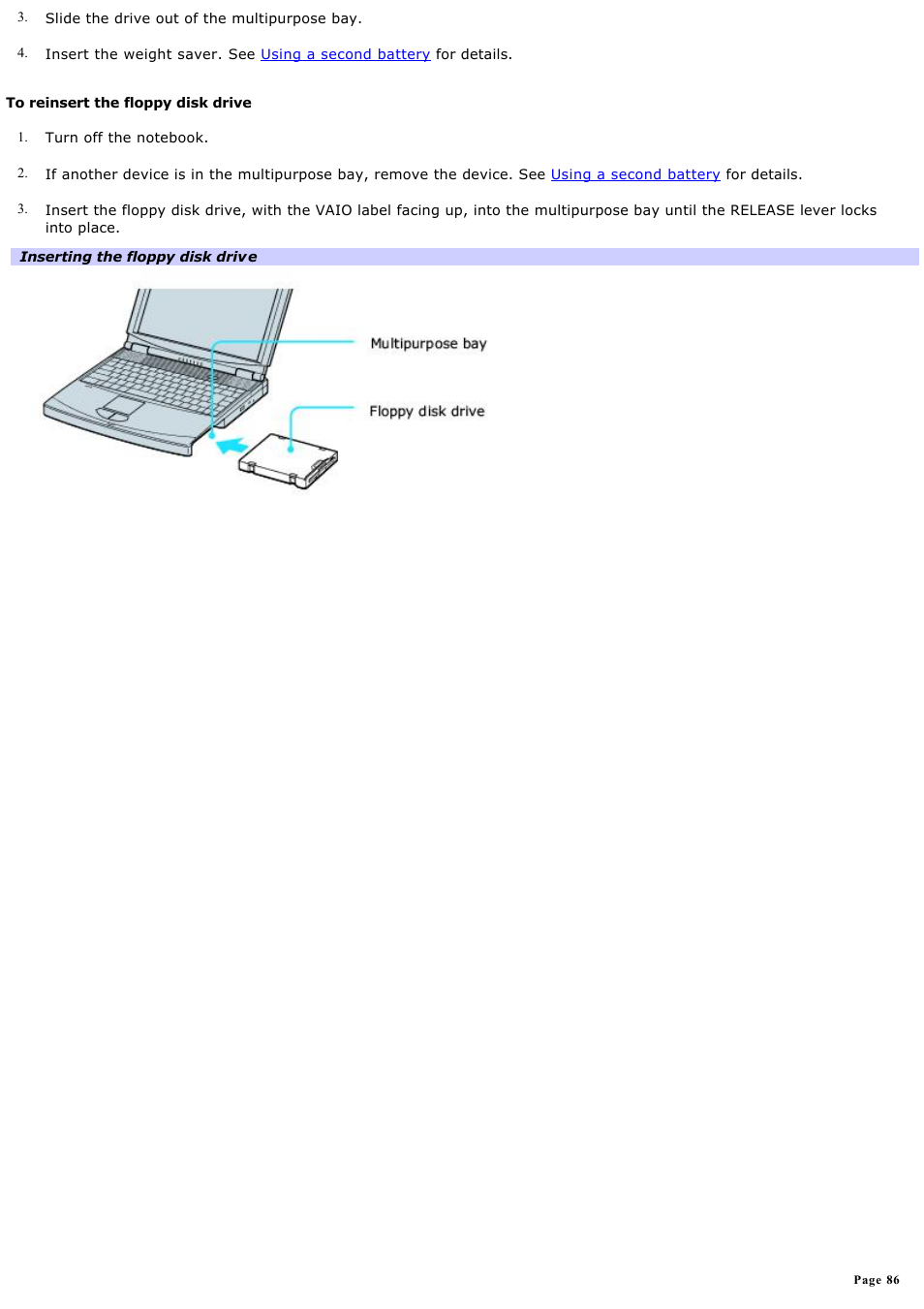 Sony PCG-FXA63 User Manual | Page 86 / 162